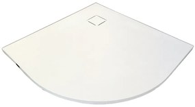 Cagliari White 80x80x2,6 cm Kruhová, SMC sprchová vanička