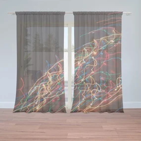 Sablio Záclony Svetelný efekt: 2ks 150x250cm