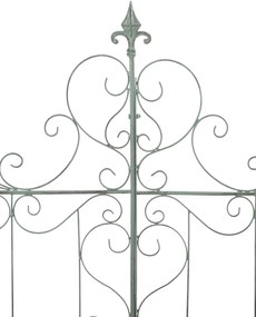 Mriežka na popínavé rastliny Mandevilla - 133 x 99 cm - Zelená antik