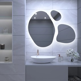 Organické LED zrkadlo do kúpeľne s osvetlením A18 S