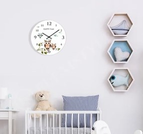 Okrúhle nástenné hodiny do detskej izby