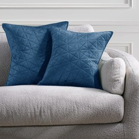 Súprava 2 ks obliečok na vankúše AmeliaHome Laila 50x70 cm kráľovská modrá