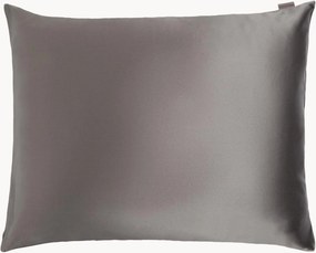 Hodvábna obliečka na vankúš Charcoal