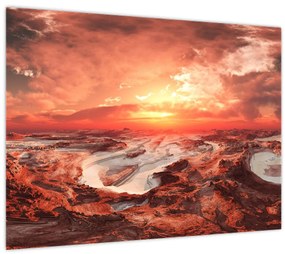 Sklenený obraz - Mars (70x50 cm)