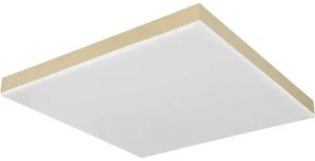 LED stropné svietidlo Globo 41594D2M DORO 24W 1600lm 3000K mosadz s diaľkovým ovládaním