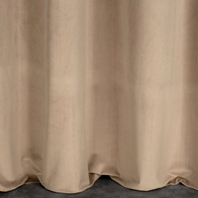 ZATEMŇOVACÍ ZÁVES NA KRÚŽKOCH DARLA SADA 2KS 140X250 CM TMAVOBÉŽOVÁ