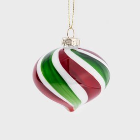 Vianočná ozdoba AMERE zelená / červená 715129