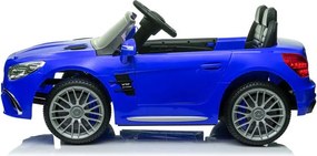 LEAN CARS Autobatérie Mercedes SL65 S Modrý lakovaný LCD displej