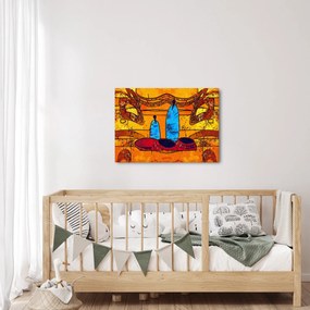 Obraz - Staroveká maľba (70x50 cm)