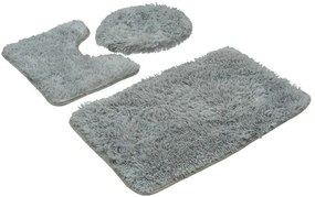 Sada kúpelňových koberčekov sivý 391869B