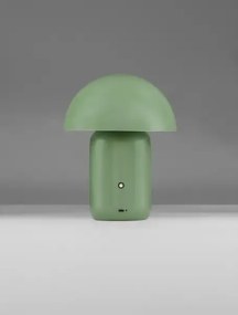 Dizajnová stojaca lampa Pois Zelená