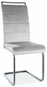 Čalúnená jedálenská stolička H-441 šedá/čierna