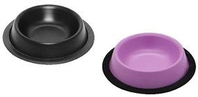 Miska pre mačku protišmyková nerez farebná 0,22 l/11 cm