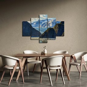 Obraz krajiny s horami (150x105 cm)