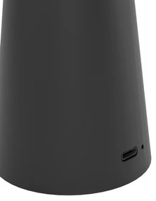 Eglo 900925 - LED Stmievateľná vonkajšia lampa PICCOLA 2,8W/5V 5200mAh IP54 čierna