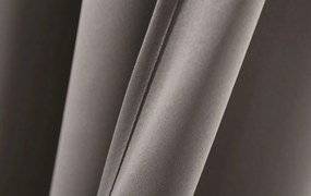 Záves OXFORD 140x270 cm, sivohnedý Zavesenie: Riasiaca páska