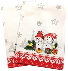 Christmass Snowman kuchynské utierky 2 ks