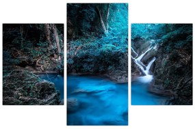Obraz - Magická noc v tropickom lese (90x60 cm)