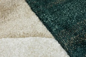 Koberec Kandy N372A béžový / fľaškovo zelený