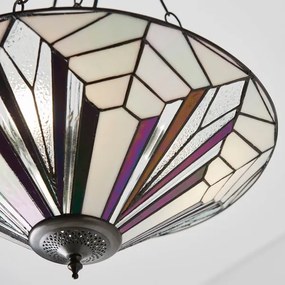 Endon 63936 - Luster na reťazi Tiffany ASTORIA 3xE27/60W/230V pr. 48 cm