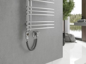 Mexen Neptun, elektrické vykurovacie teleso 1400 x 500 mm, 600 W, chrómová, W101-1400-500-2600-01