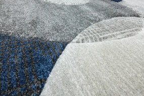 Koberec Kandy N390A sivý / modrý