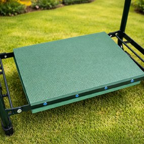 Záhradné sedadlo BestBerg BBTG-KP2 / 58 × 29,6 × 44 cm / zelená