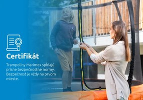 Marimex | Trampolína Marimex Premium 366 cm + vnútorná ochranná sieť + schodíky ZADARMO | 19000112