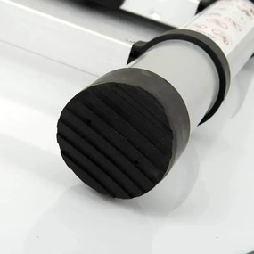 Stabilný teleskopicky hliníkový rebrík 5M