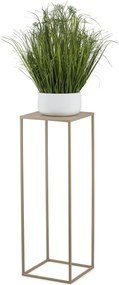 Kovový stojan na květiny BOOLO 70 cm béžový