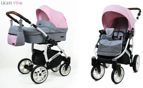 Kombinovaný kočík Raf-pol Optimal 2v1 - light pink (2-kombinácia)