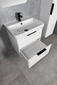 Aqualine Aqualine, DENEB umývadlová skrinka 56,5x55x43,5cm, biela matná, DN260