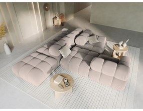 Svetlohnedá zamatová pohovka 282 cm Bellis – Micadoni