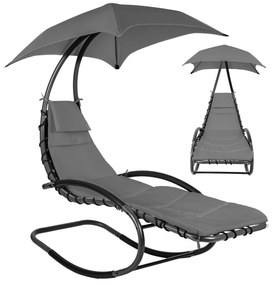 ModernHome Záhradné hojdacie kreslo s baldachýnom
