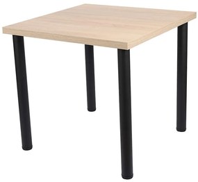 Stôl Ron 80x80 sonoma