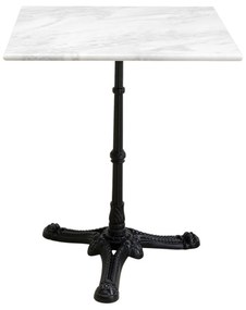 Bistro stôl biely 60x60 cm