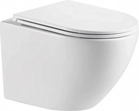 Hydroland Závesná WC misa so SoftClose sedadlom AGAT Tornádo, biela