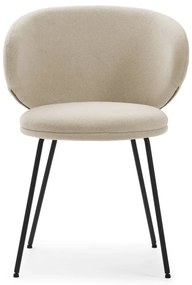 Béžové čalúnené jedálenské kreslá v súprave 2 ks Rush – Marckeric