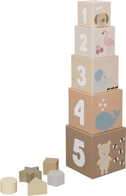 Stohovacie kocky Prírodné