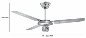 ProfiCare DVL 3071 stropný ventilátor