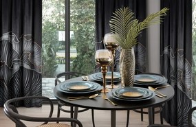 Dekoračný tanier ABI 01 oceľový / zlatý