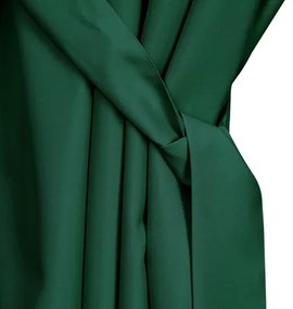 Tmavozelený  vodeodolný vonkajší  záves na pergolu Šírka: 155 cm | Dĺžka: 220 cm