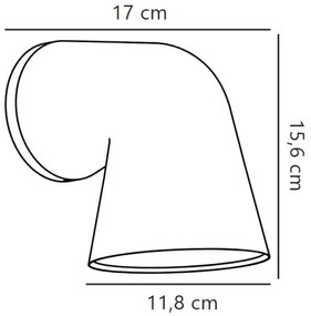 Nordlux - Vonkajšie nástenné svietidlo FRONT 1xGU10/28W/230V IP44 biela