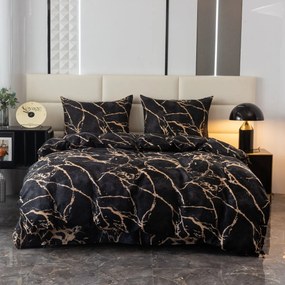 Obliečky z mikrovlákna OBSIDIAN čierne Rozmer obliečky: 70 x 80 cm | 140 x 200 cm