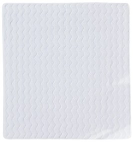 Biely mušelínový prešívaný pléd 210x240 cm Plain Muslin – Butter Kings