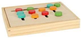 KIK Drevená vzdelávacia hračka zápas farby box