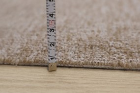 Ayyildiz koberce Metrážny koberec Nizza Beige - Kruh s obšitím cm
