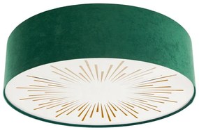 Stropné svietidlo RAYS 2xE27/60W/230V pr. 40 cm zelená