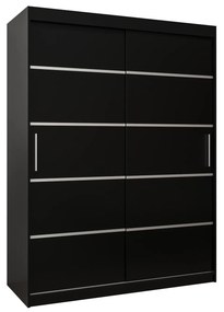 Šatníková skriňa 150 cm Verika 1 150 (čierna). Akcia -41%. Vlastná spoľahlivá doprava až k Vám domov. 1063708