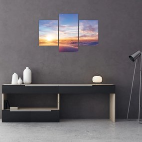 Obraz - Západ slnka nad mrakmi (90x60 cm)